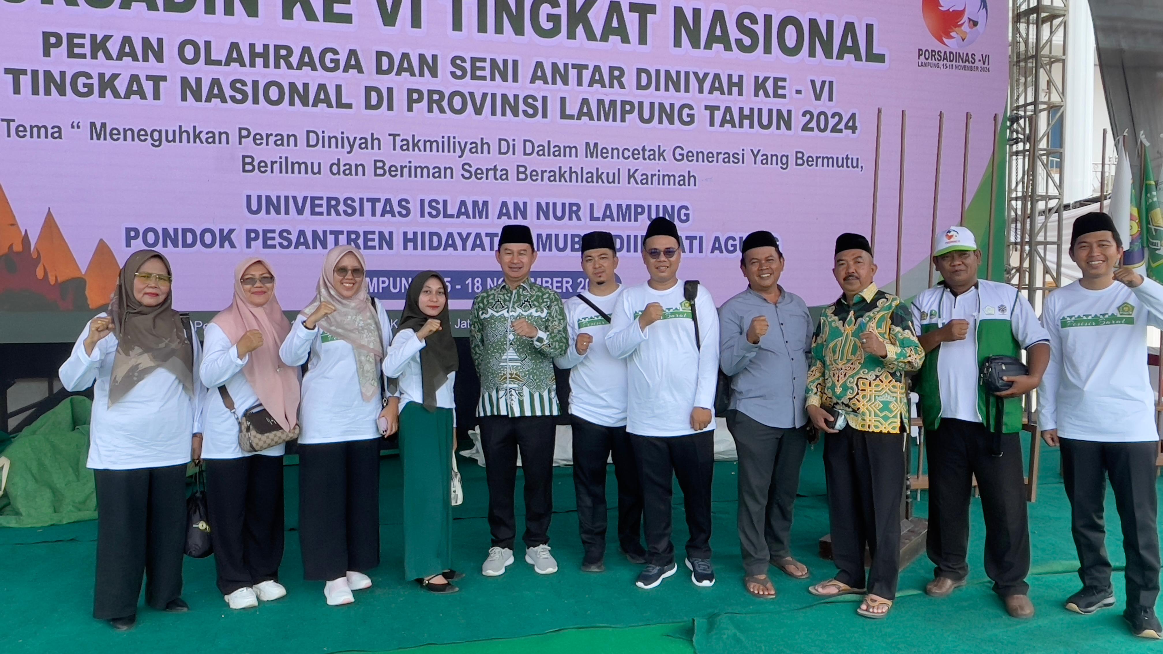 Kasi Pendidikan Islam Kemenag Pesisir Barat Hadiri PORSADIN Ke VI Tingkat Nasional